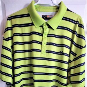 Callaway Men's Golf Shirt Size 2XL Lime Green